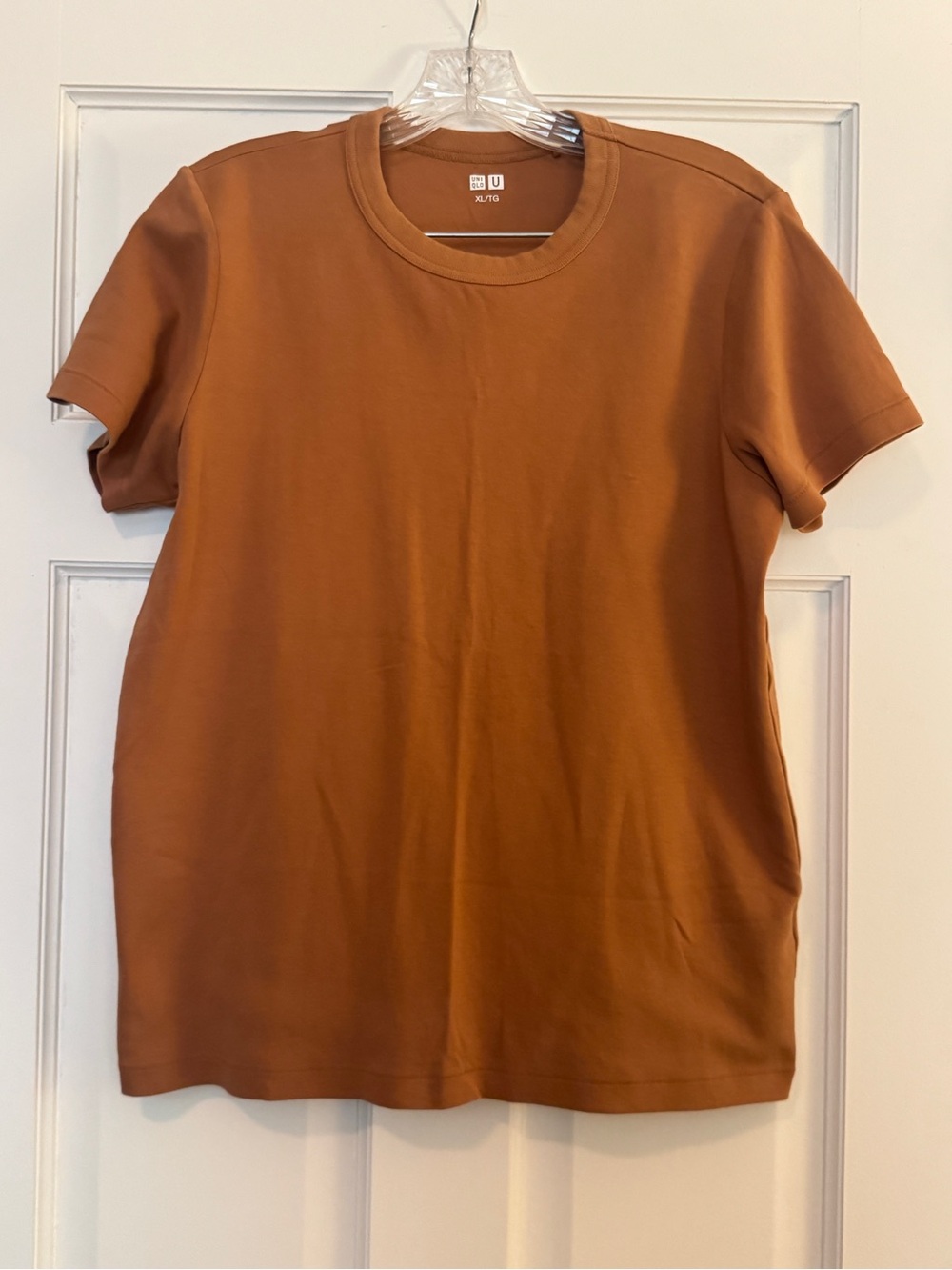 UNIQLO Women Short Sleeve Crew Tee - Burnt Orange